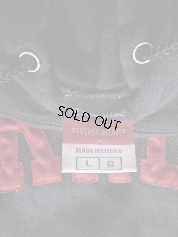 画像3: 00S CHAMPIONリバースウィーブスウェットパーカー/濃紺/CORNELL/L