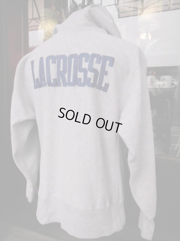 画像6: 80S CHAMPIONリバースウィーブスウェット/OXグレー/LACROSSE/L