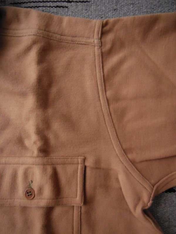 画像12: 1930'S DEADSTOCK SER-VAL CHIN STRAP FLANNEL SHIRT SIZE/16  