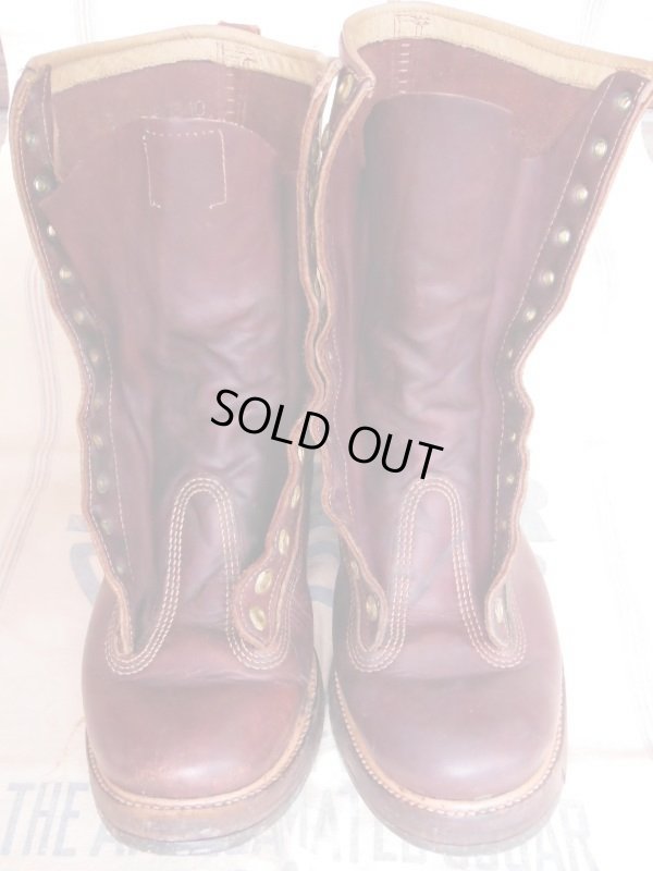 画像8: 1950'S THE GORILLA SHOE LACE TO TOE TWO TONE WORK BOOTS SZ/9EEE