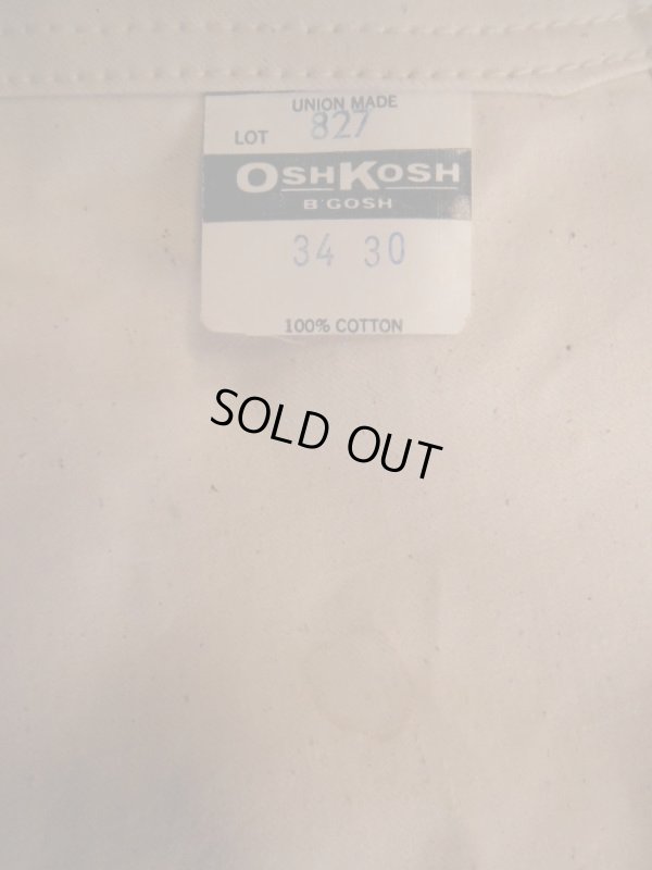 画像8: 1960'S〜 DEAD OSH KOSH PAINTER BIB OVERALLS LOT-827 34X30