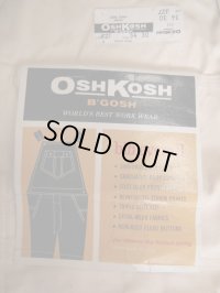 1960'S〜 DEAD OSH KOSH PAINTER BIB OVERALLS LOT-827 34X30