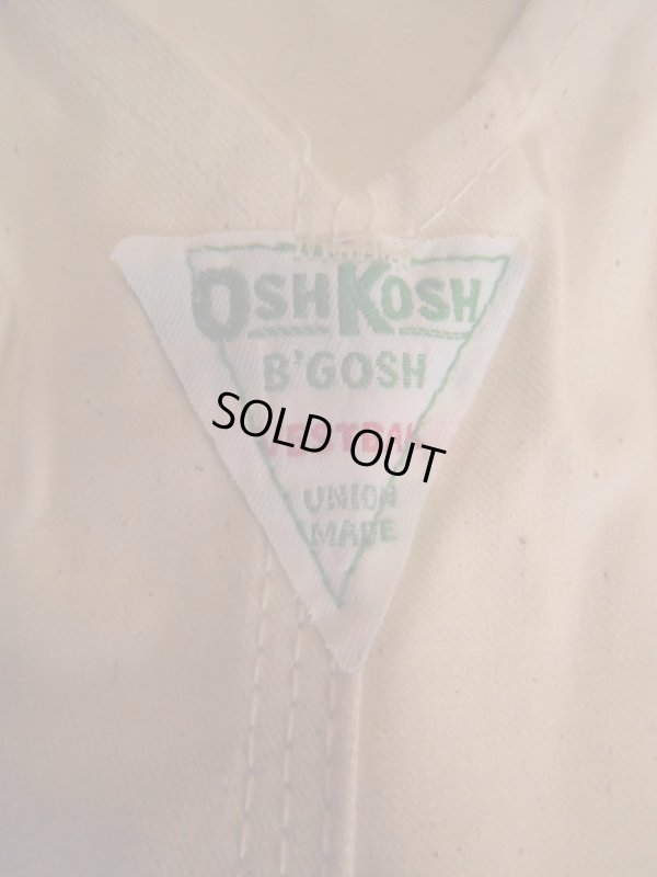 画像10: 1960'S〜 DEAD OSH KOSH PAINTER BIB OVERALLS LOT-827 34X30