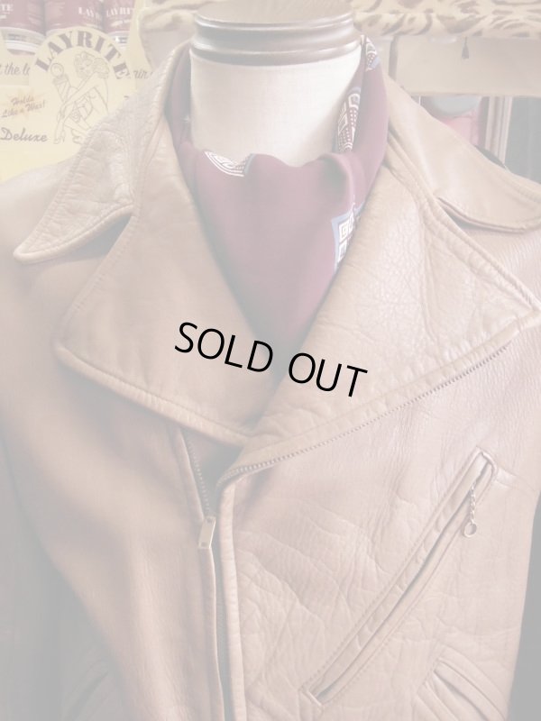 画像3: 1940'S〜 VINTAGE RAYON SCARF/BURGUNDY/ART DECO QUBE PATERN