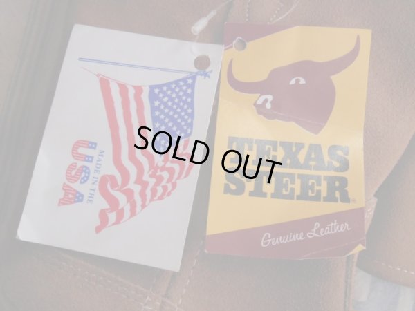 画像10: 1980'S〜 DEADSTOCK TEXAS STEER SAND SUEDE ROPER BOOTS SZ/7.5D