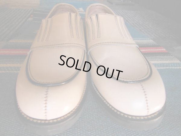画像12: 1950'S DEADSTOCK FRONT GORE SLIP ON SHOES 6-1/2C