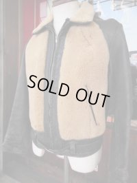 1930’S J.C. PENNEY HORSEHIDE GRIZZLY JACKET/SIZE38~40