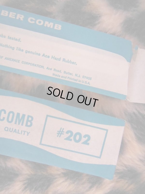 画像5: 1950'S〜 DEADSTOCK ACE COMB #202  MADE IN U.S.A.