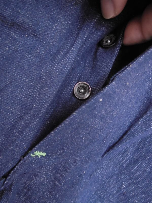 画像8: 1960'S DEADSTOCK WASHINGTON DEE CEE DENIM OVERALLS SZ/42X29