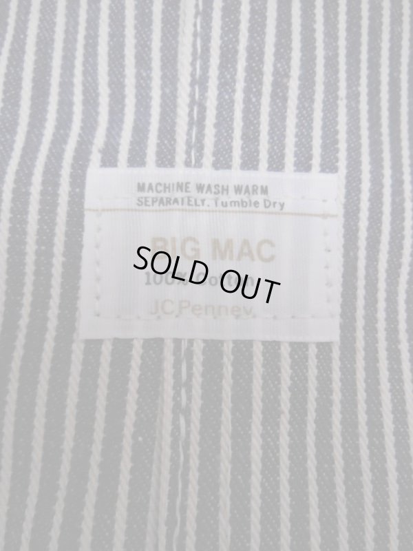 画像9: 1970’S DEADSTOCK BIG MAC HICKORY STRIPE OVERALLS SZ/38X28