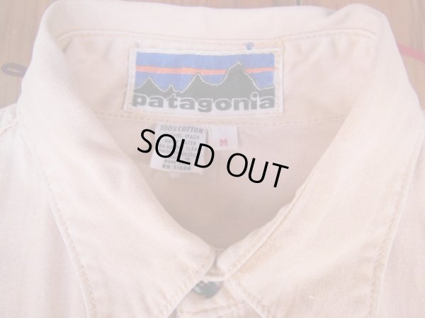 画像9: 希少70S80Sオールド白タグPATAGONIAパタゴニアコットンシャツ/M