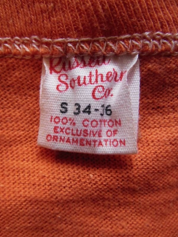 画像3: 〜1960'S RUSSELL LEVITTOWN P,B,C, FLOCKY PRINTED TEE  SZ/S