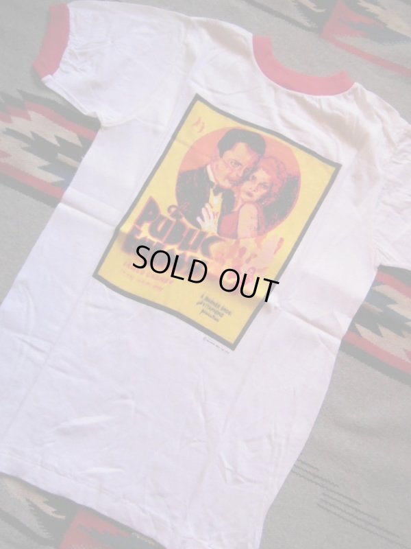 画像5: 1970'S DEADSTOCK [THE PUBLIC ENEMY] RINGER TEE/SMALL 　