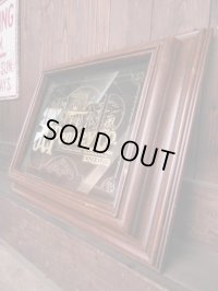 1970'S J.C.PENNEY CO. WOOD FRAMED MIRROR