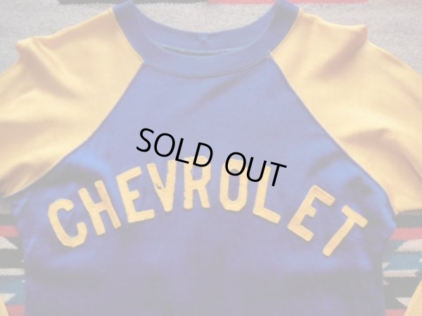画像6: 〜1950'S LEACOCK'S CHEVROLET LETTERED TWO TONE RAYON JERSEY