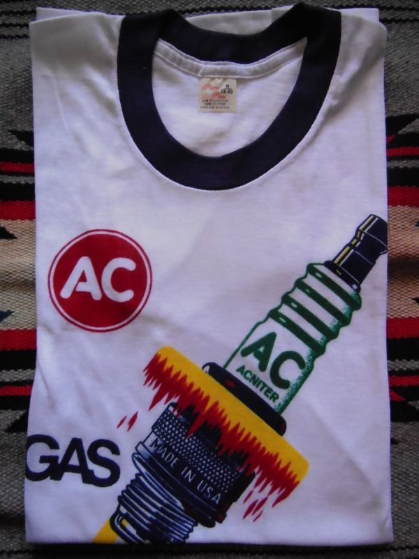 画像4: 1970'S DEADSTOCK AC DELCO SPARK PLUG ADVERTISING TEE/MEDIUM
