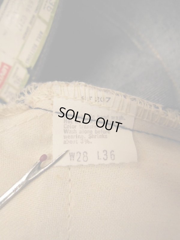 画像7: 1970'S DEADSTOCK LEVI'S 646-0217 BELL BOTTOMS 28X36