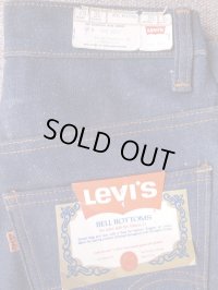 1970'S DEADSTOCK LEVI'S 646-0217 BELL BOTTOMS 28X36
