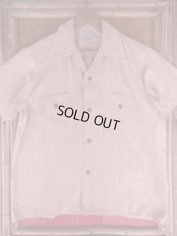 画像5: 1930'S〜 SPORTOP FLECK COTTON SPORTS SHIRT SZ/ML 