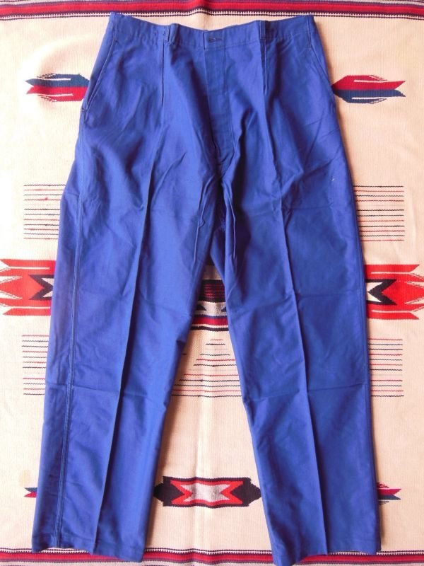 画像3: 1940'S UNKNOWN EURO MILITARY CINCH BACK TROUSERS 96/112