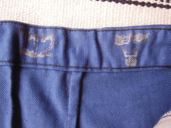 画像7: 1940'S UNKNOWN EURO MILITARY CINCH BACK TROUSERS 96/112