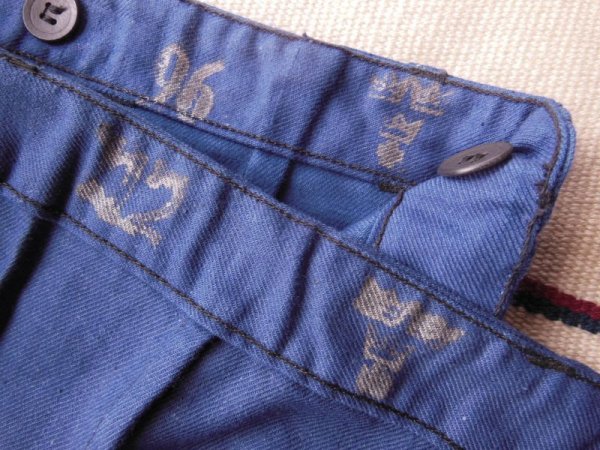 画像11: 1940'S UNKNOWN EURO MILITARY CINCH BACK TROUSERS 96/112