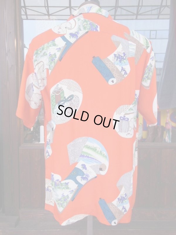 画像3: 1940'S SCOTT OF HAWAII JAPANESE CRAPE RAYON HAWAIIAN SHIRT SZ/M