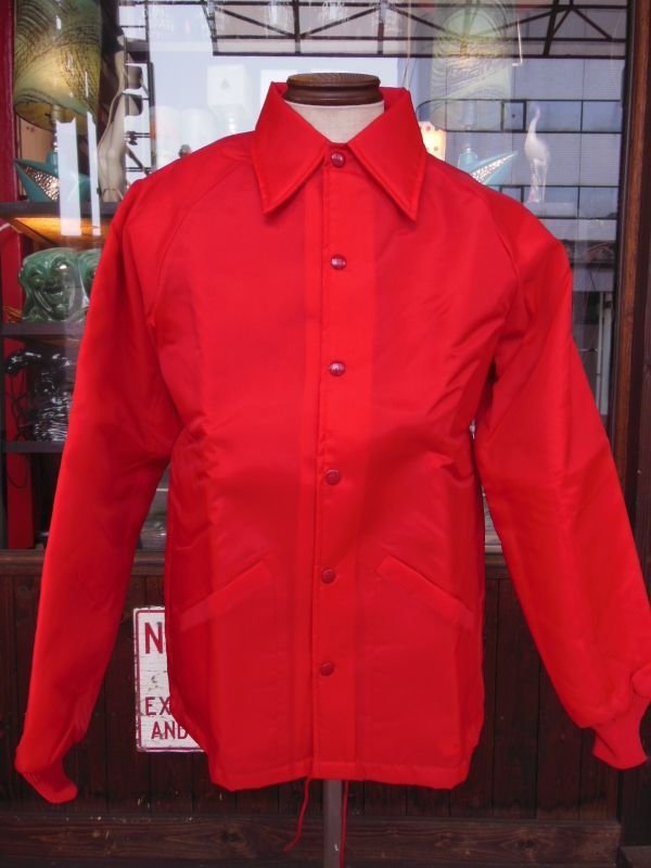 画像10: 1970'S DEADSTOCK SWINGSTER NYLON COACH JKT/RED/SZ/SMALL