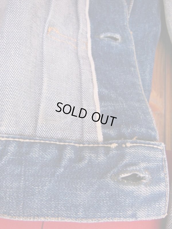 画像15: 1950'S LEVI'S 507XX 2ND DENIM JACKET