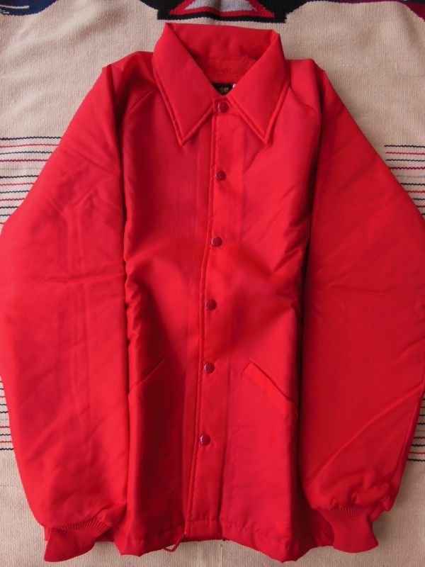 画像3: 1970'S DEADSTOCK SWINGSTER NYLON COACH JKT/RED/SZ/SMALL