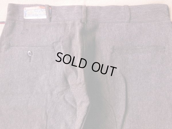 画像13: 1940'S DEADSTOCK KLEEESON BLACK S&P COVERT BREACHES SZ31-25