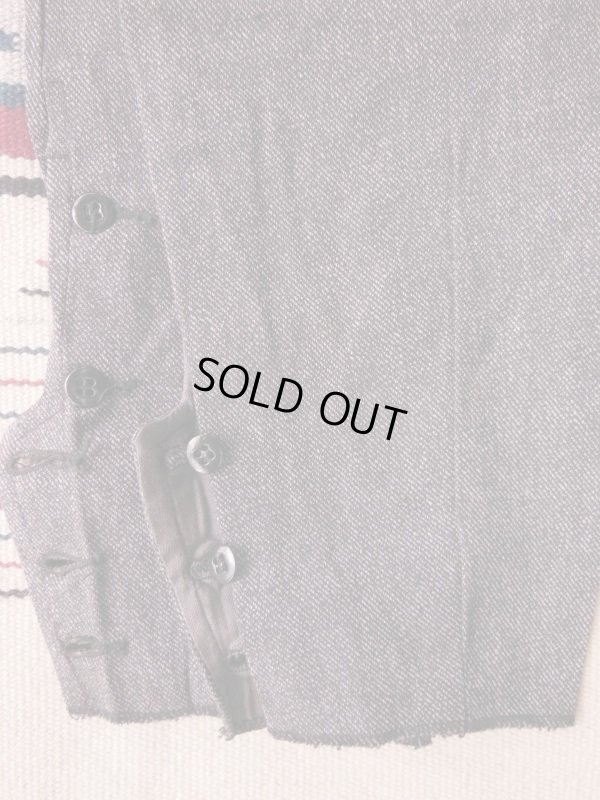 画像8: 1940'S DEADSTOCK KLEEESON BLACK S&P COVERT BREACHES SZ31-25