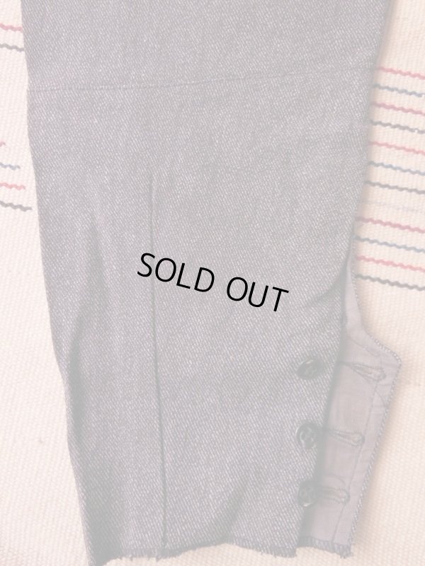 画像11: 1940'S DEADSTOCK KLEEESON BLACK S&P COVERT BREACHES SZ31-25