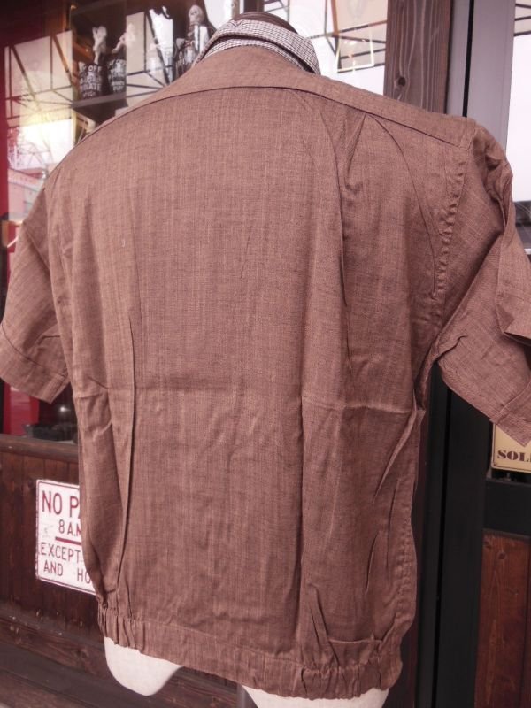 画像13: 1950'S DEADSTOCK HAMPTON TWO TONE LAYERED SHIRT JAC SZ/M