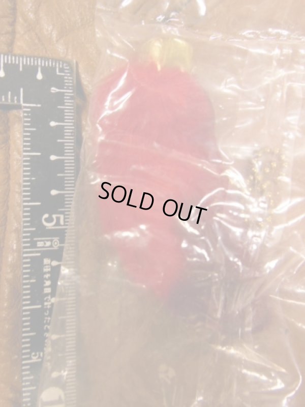 画像3: 1950'S NOS LUCKY RABBIT FOOT CHARM/ビンテージ ラビットフット/赤系/17