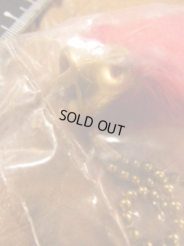 画像4: 1950'S NOS LUCKY RABBIT FOOT CHARM/ビンテージ ラビットフット/赤系/17