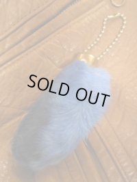1950'S NOS LUCKY RABBIT FOOT CHARM/ビンテージ ラビットフット/青染/65