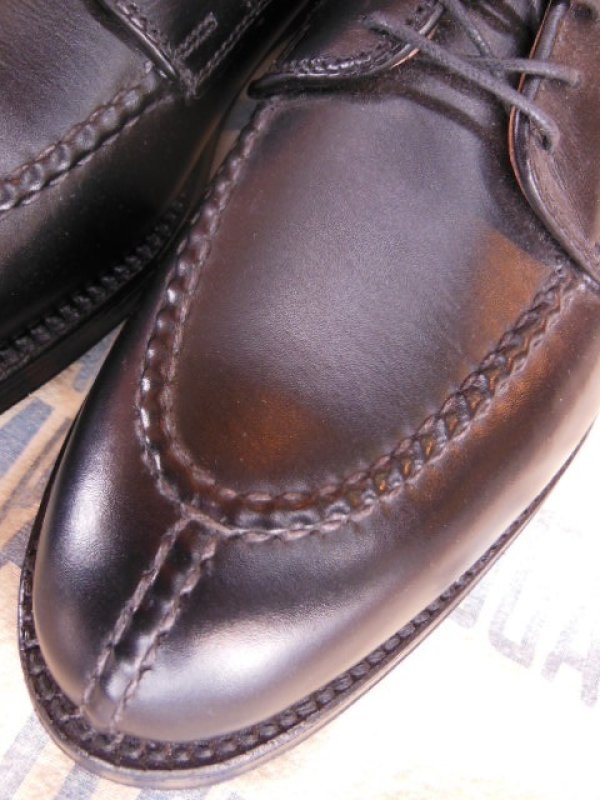 画像11: 新品 ALDEN オールデンコードバン Vチップ 961 ブラック/8.5B　