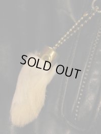 1950'S NOS LUCKY RABBIT FOOT CHARM/ビンテージ ラビットフット/白系/100