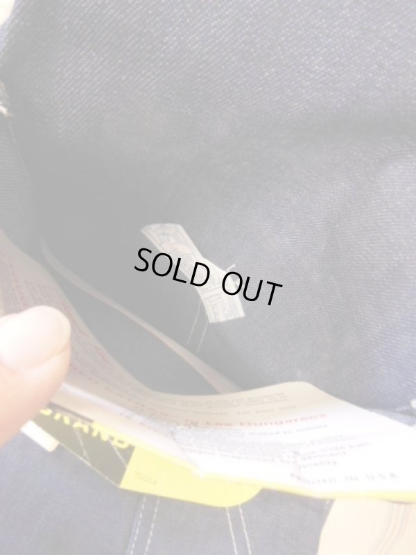 画像7: 1970'S DEADSTOCK LEE DUNGAREES LOT050-3341 31X32