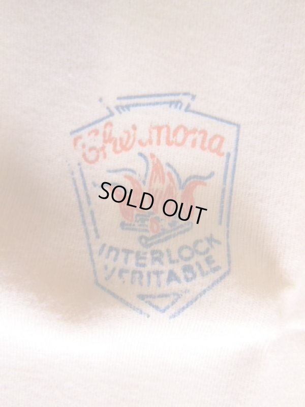 画像10: 1940'S〜 DEADSTOCK CHERMONA FRENCH HENLY NECK UNDER SHIRT SIZE/45