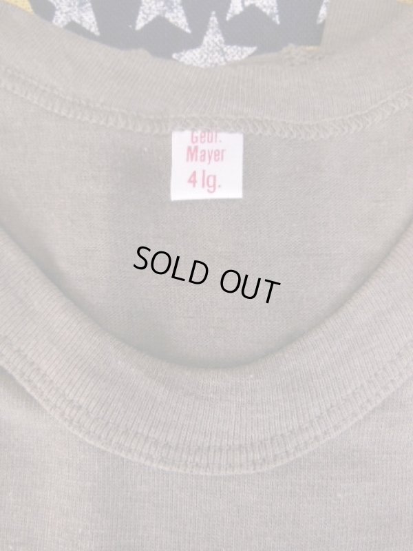 画像7: DEADSTOCK GERMAN MILITARY UNDER SHIRT/OLIVE/SIZE/4