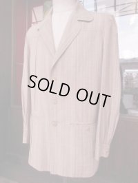 1950'S CARMEL LINEN HOLLYWOOD JACKET SIZE/MEDIUM