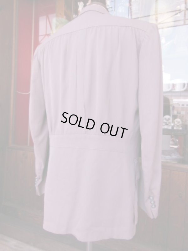 画像3: 1940'S UNKNOWN GABERDINE HOLLYWOOD JACKET SZ/MEDIUM