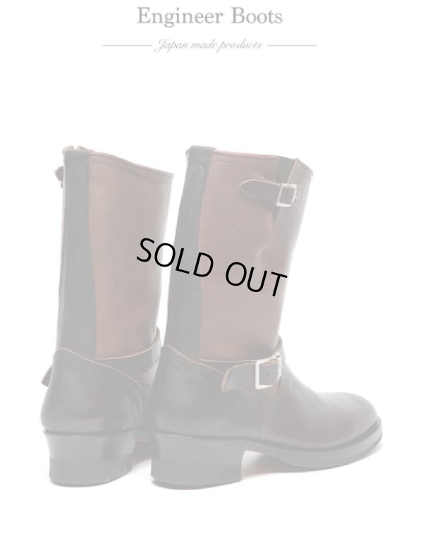 画像16: Attractions 新型 Lot.444 ENGINEER BOOTS（HORSE BUTT）エンジニアブーツ/BLACKXBROWN/9D