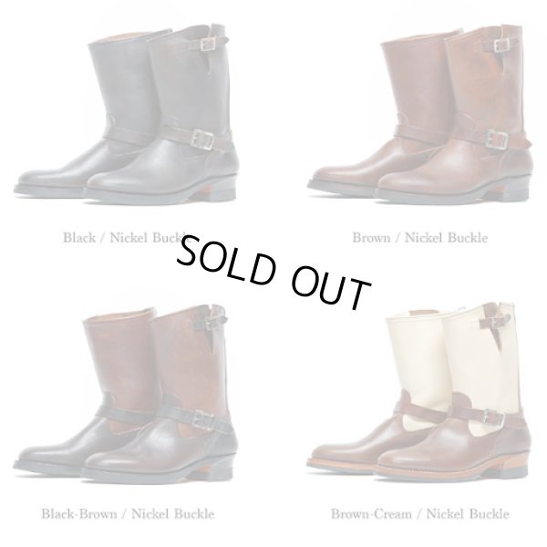 画像14: Attractions 新型 Lot.444 ENGINEER BOOTS（HORSE BUTT）エンジニアブーツ/BLACKXBROWN/9D