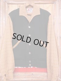 1950'S FSWL SPORTSWEAR TWO TONE PANEL JACKET　SZ/42