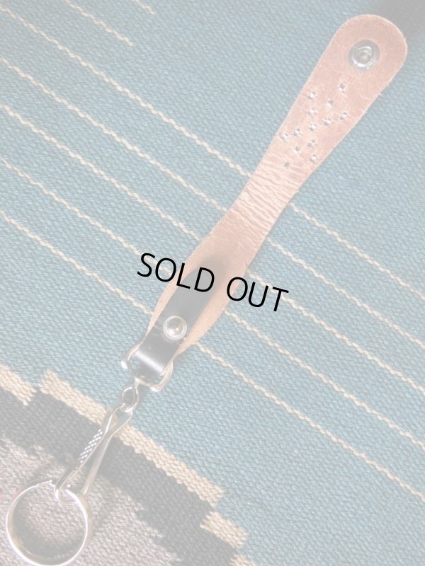 画像7: 1970'S NOS STUDDED & JEWELED BELT KEY HOLDER WITH KEY RING