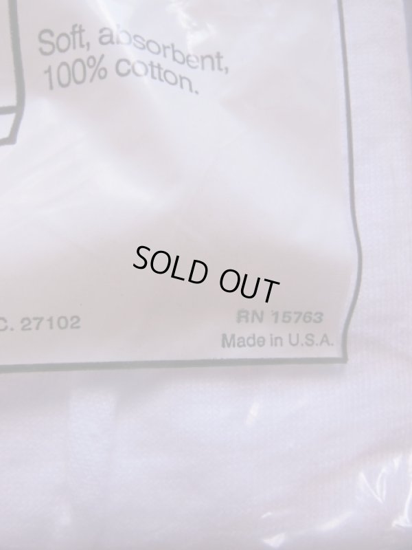 画像8: 1980'S DEADSTOCK HANES V-NECK TEE SET OF 3/ SZ/SMALL