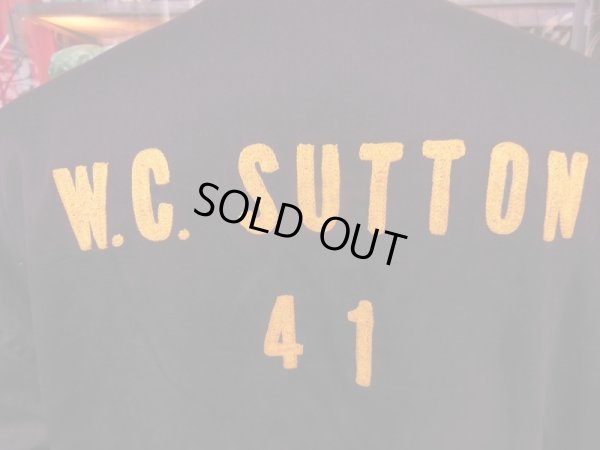 画像19: 1950'S HINCHMAN W.C.SUTTON EMBROIDERED BLACK DRIZZLER JACKET SZ/44